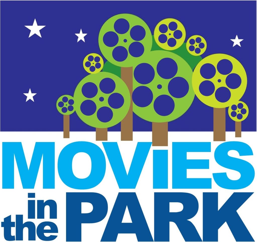 Movies in the Park Logo Sherman Parks & Rec