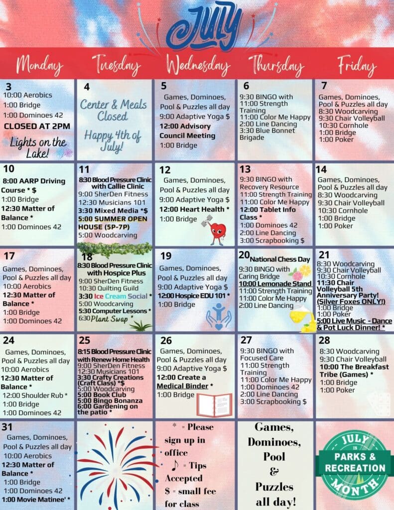 Newsletter Sherman Parks & Rec